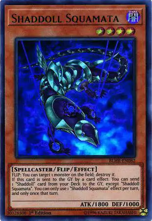 YuGiOh Battles of Legend: Hero's Revenge Ultra Rare Shaddoll Squamata BLHR-EN082