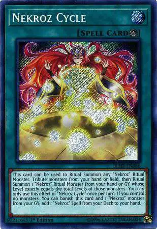YuGiOh Battles of Legend: Hero's Revenge Secret Rare Nekroz Cycle BLHR-EN086