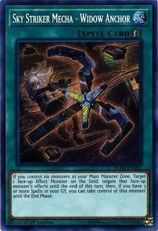 YuGiOh Battles of Legend: Hero's Revenge Secret Rare Sky Striker Mecha - Widow Anchor BLHR-EN092