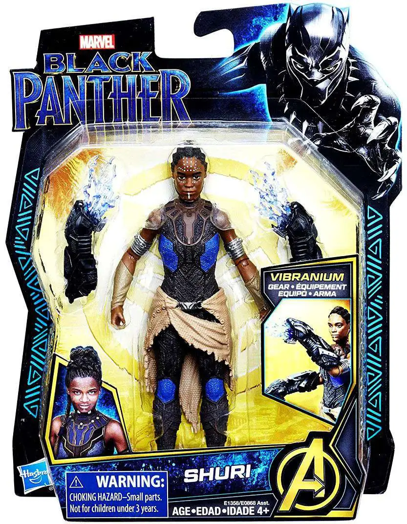 New in package Hasbro Marvel Avengers Black Panther Shuri 6-inch Action Figure 