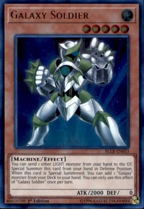 YuGiOh Battles of Legend: Light's Revenge Ultra Rare Galaxy Soldier BLLR-EN053