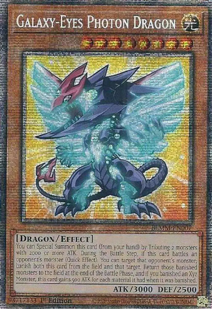 YuGiOh Trading Card Game Battles of Legend Monster Mayhem Single Card  Starlight Rare Galaxy-Eyes Photon Dragon BLMM-EN007 - ToyWiz