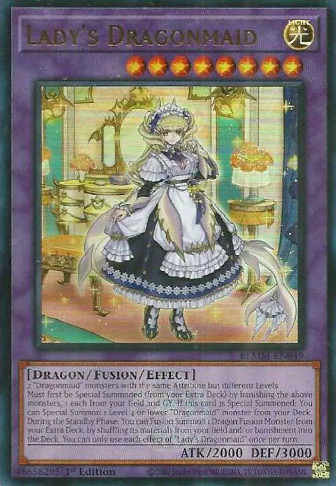 yugioh dragonmaid deck for sale QCTB-JP002 Lady's Dragonmaid (SER) main image 1
