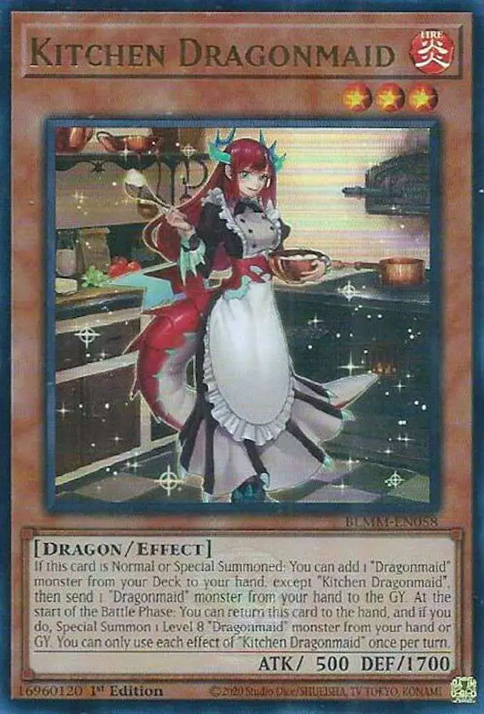 dragon maid yugioh cards QCTB-JP007 Kitchen Dragonmaid (QCSR)