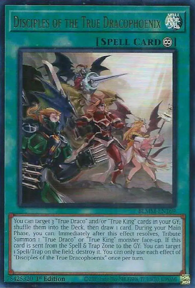 YuGiOh Trading Card Game Battles of Legend Monster Mayhem Single Card Ultra Rare Disciples of the True Dracophoenix BLMM-EN169 - ToyWiz YuGiOh Trading Card Game Battles of Legend Monster Mayhem Single Card Ultra Rare Disciples of the True Dracophoenix BLMM-EN169 - ToyWiz