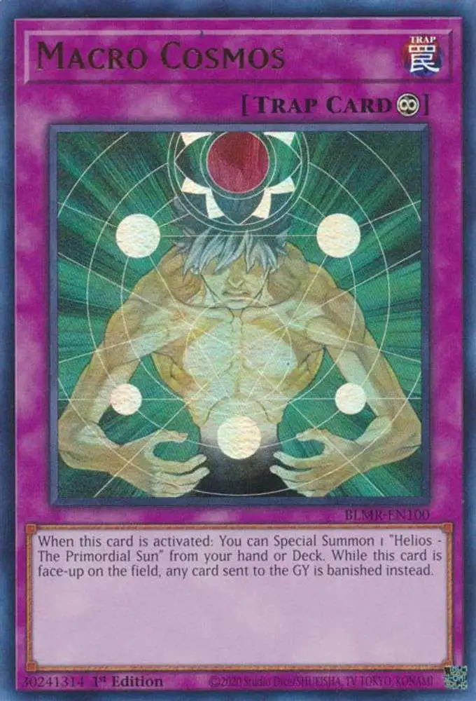 YuGiOh Trading Card Game Battles of Legend Monstrous Revenge Single Card Ultra Rare Macro Cosmos BLMR-EN100 - ToyWiz YuGiOh Trading Card Game Battles of Legend Monstrous Revenge Single Card Ultra Rare Macro Cosmos BLMR-EN100 - ToyWiz