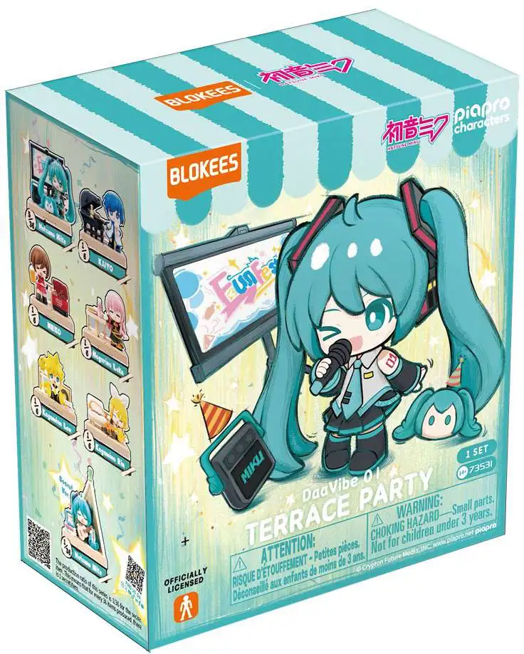 Hatsune Miku Terrace Party Mystery Pack VB01 [1 RANDOM Model Kit Figure]