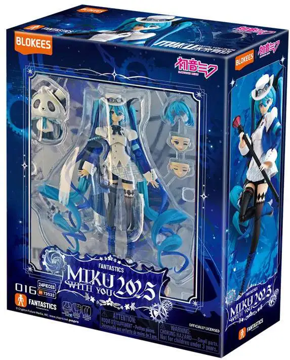 Hatsune Miku Fantastics Series MikuWithYou2025 Model Kit Blokees