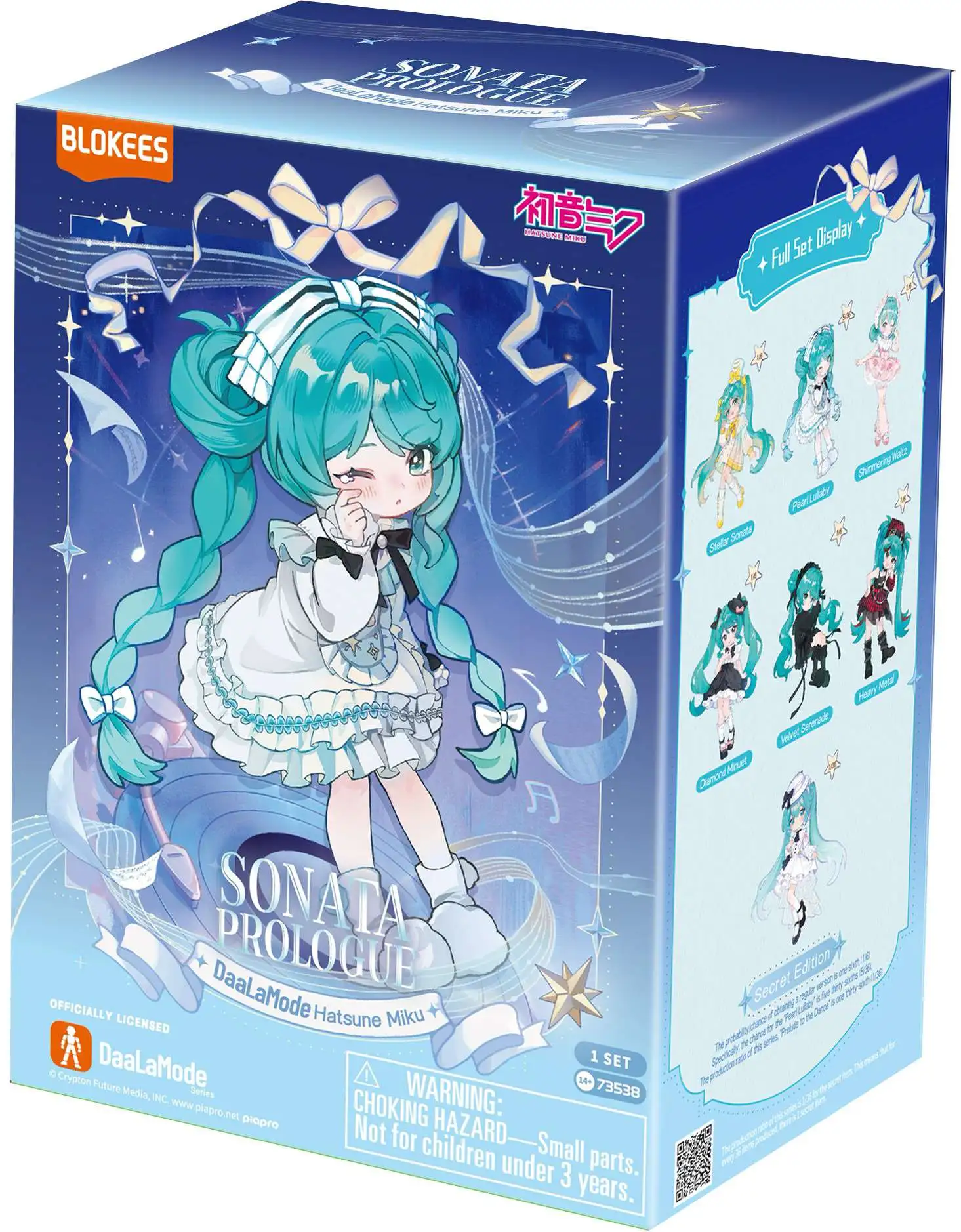 Hatsune Miku DaaLaMode Series Sonata Prologue Mystery Pack FS01 [1 RANDOM Model Kit Figure] (Pre-Order ships April)