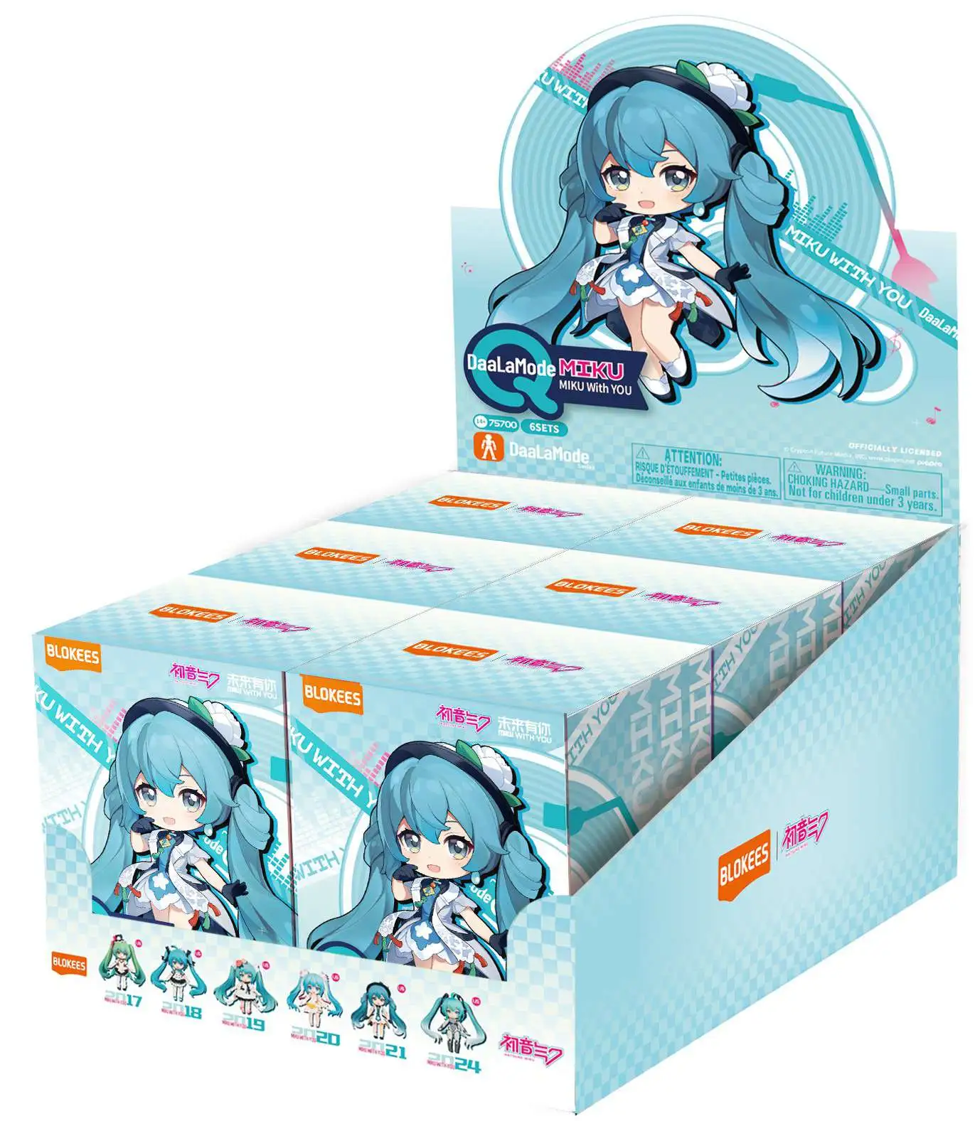 Hatsune Miku Fantastics Q Series MikuWithYou Mystery Box [6 Packs]