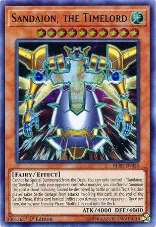 YuGiOh Battles of Legend: Relentless Revenge Ultra Rare Sandaion, the Timelord BLRR-EN025