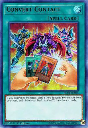 YuGiOh Battles of Legend: Relentless Revenge Ultra Rare Convert Contact BLRR-EN055