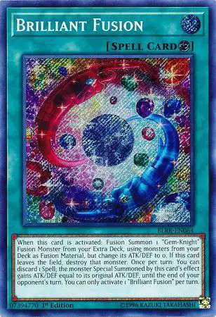 YuGiOh Battles of Legend: Relentless Revenge Secret Rare Brilliant Fusion BLRR-EN064