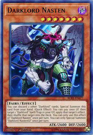 YuGiOh Battles of Legend: Relentless Revenge Ultra Rare Darklord Nasten BLRR-EN077