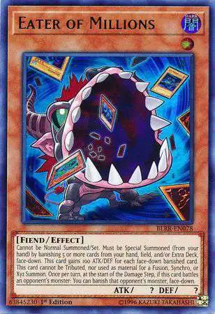 YuGiOh Battles of Legend: Relentless Revenge Ultra Rare Eater of Millions BLRR-EN078