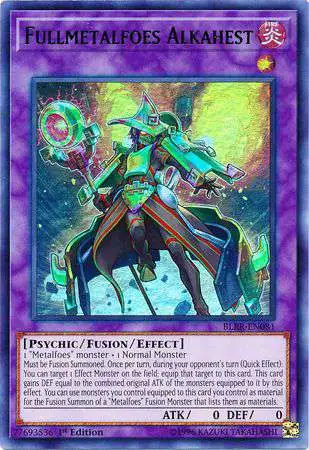 YuGiOh Battles of Legend: Relentless Revenge Ultra Rare Fullmetalfoes Alkahest BLRR-EN081