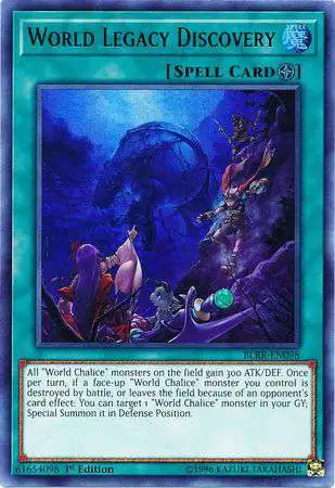 YuGiOh Battles of Legend: Relentless Revenge Ultra Rare World Legacy Discovery BLRR-EN098