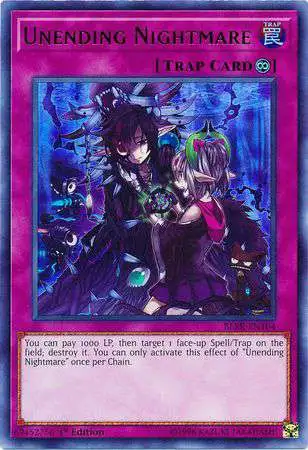 YuGiOh Battles of Legend: Relentless Revenge Ultra Rare Unending Nightmare BLRR-EN104