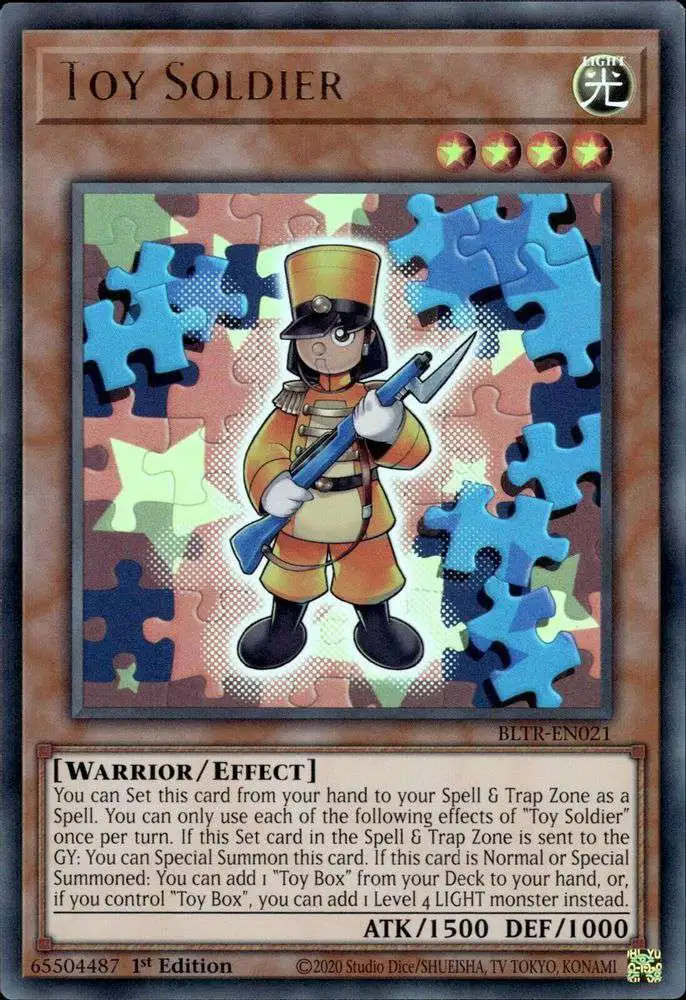 YuGiOh Trading Card Game Battles of Legend Terminal Revenge Single Card Ultra Rare Toy Soldier BLTR-EN021 - ToyWiz YuGiOh Trading Card Game Battles of Legend Terminal Revenge Single Card Ultra Rare Toy Soldier BLTR-EN021 - ToyWiz