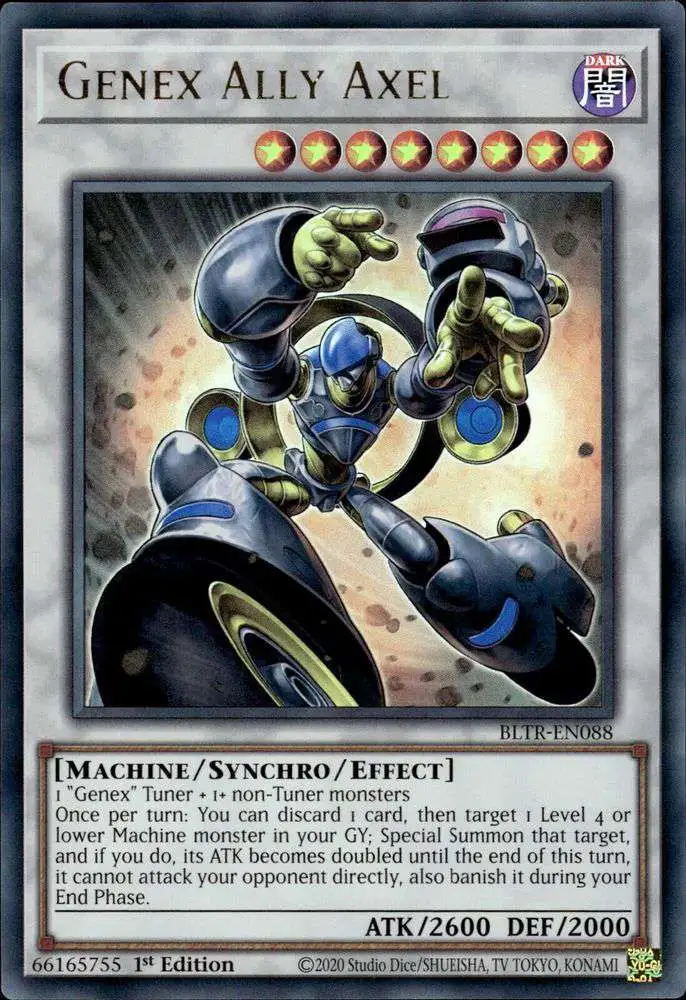 YuGiOh Trading Card Game Battles of Legend: Terminal Revenge Ultra Rare Genex Ally Axel BLTR-EN088 YuGiOh Trading Card Game Battles of Legend: Terminal Revenge Ultra Rare Genex Ally Axel BLTR-EN088
