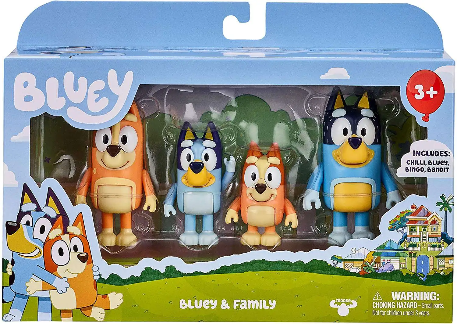 Bluey - Mini Figures Figurines 2 Pack - Official & Licensed **FREE