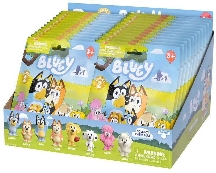 Bluey Series 2 Mini Figure Mystery Box [24 Packs]