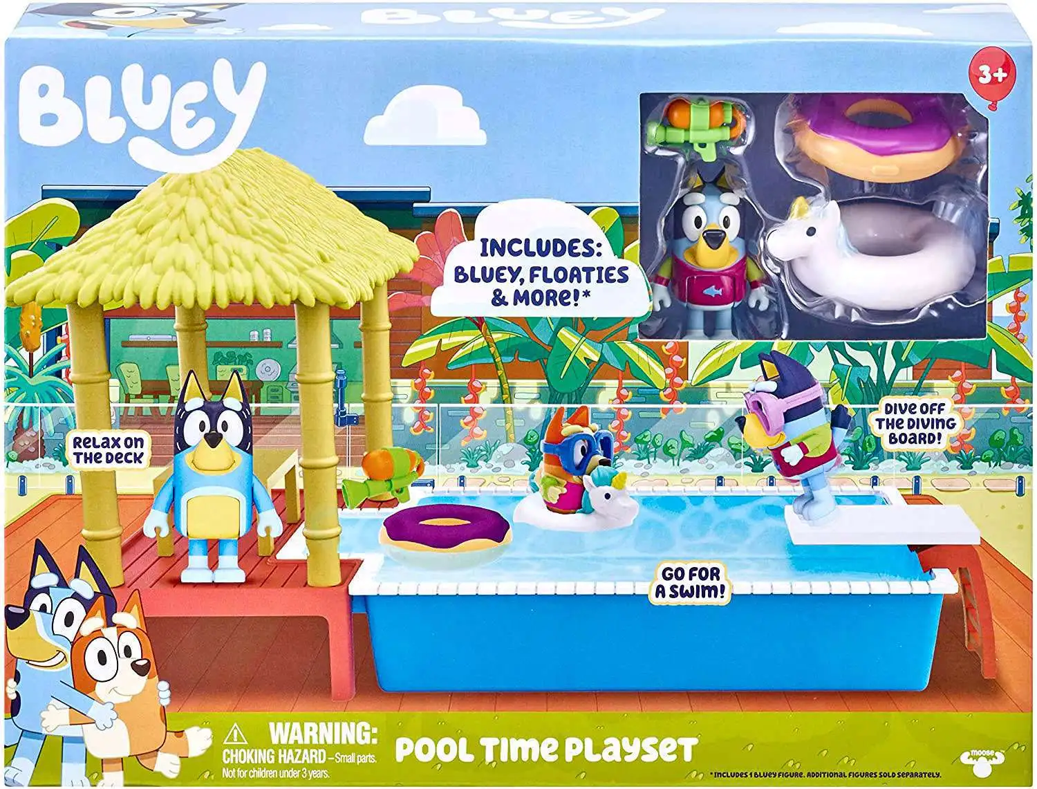 Bluey Pool Time Playset [Damaged Package]