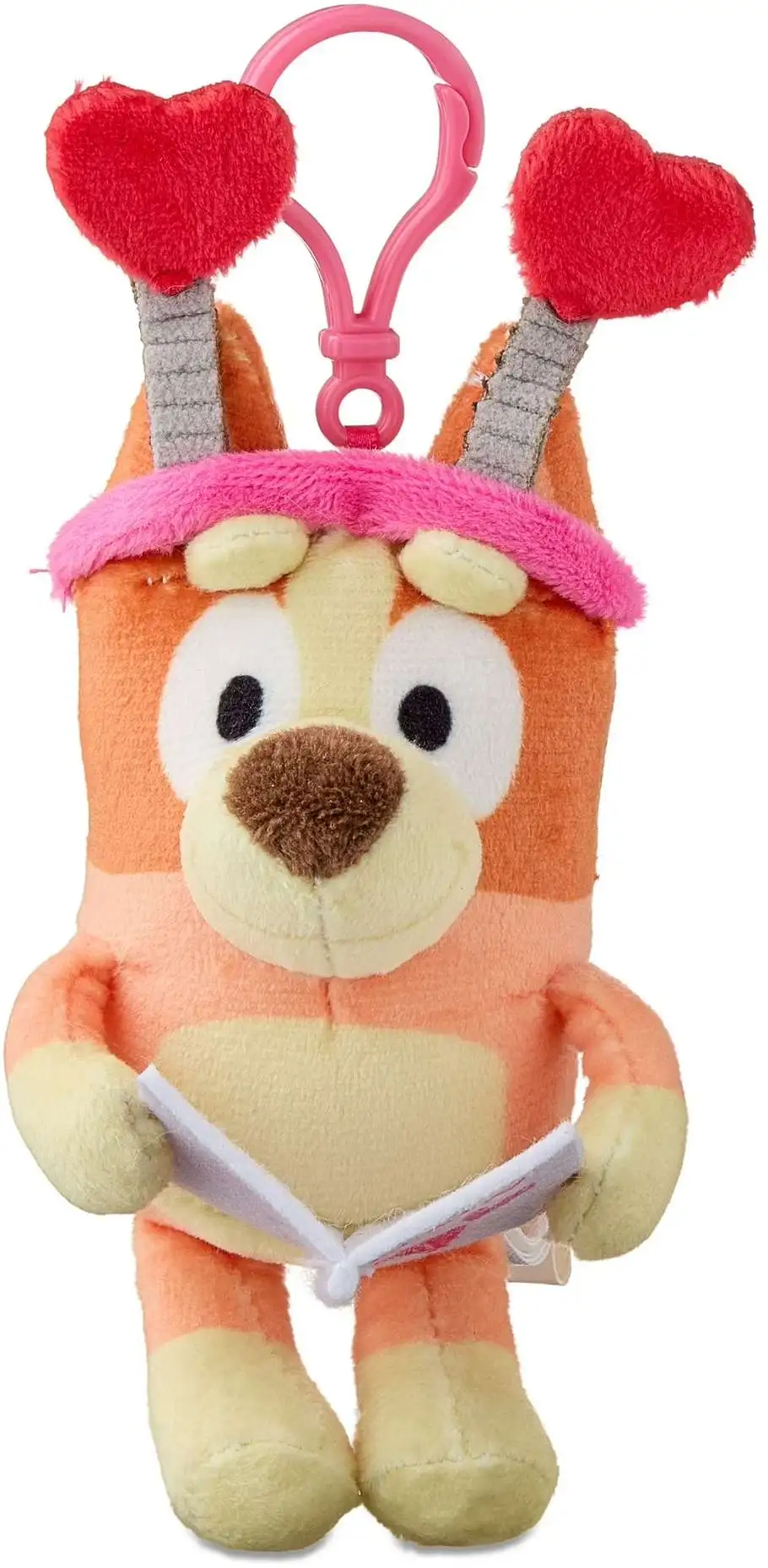 Bluey 2026 Valentine's Day Bingo 5-Inch Mini Clip-On Plush