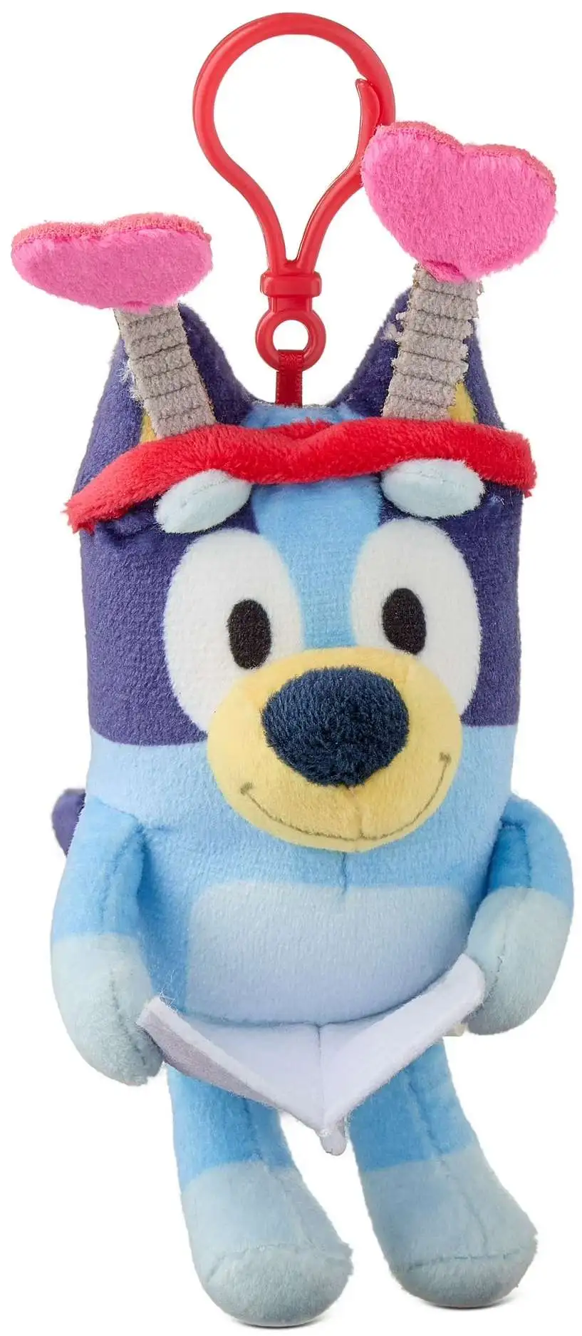 2026 Valentine's Day Bluey 5-Inch Mini Clip-On Plush