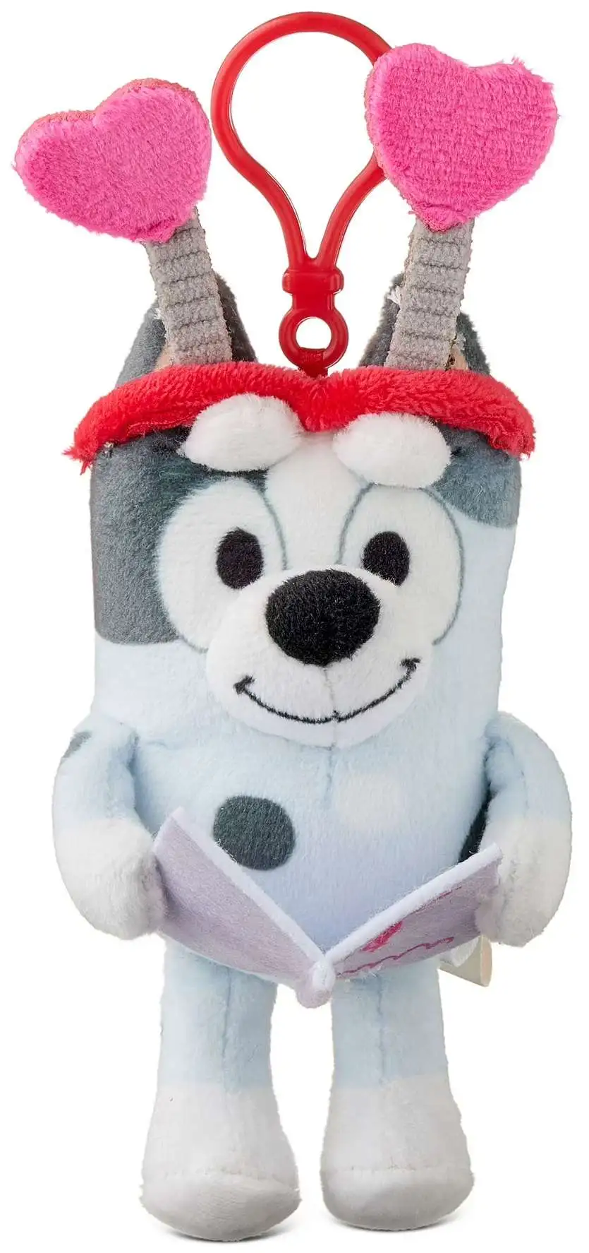 Bluey 2026 Valentine's Day Muffin 5-Inch Mini Clip-On Plush