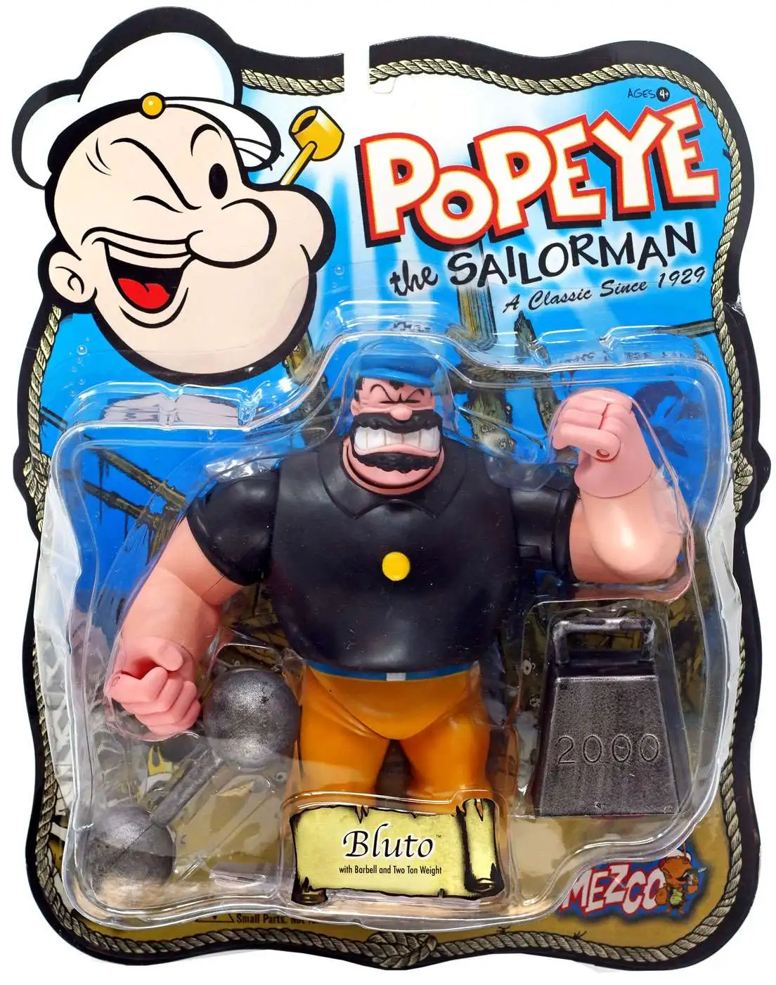 Popeye the Sailor Man Bluto 5 Action Figure Moderate Shelf
