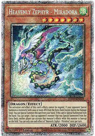 YuGiOh Blazing Vortex Starlight Rare Heavenly Zephyr - Miradora BLVO-EN029