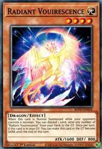 YuGiOh Blazing Vortex Common Radiant Vouirescence BLVO-EN031