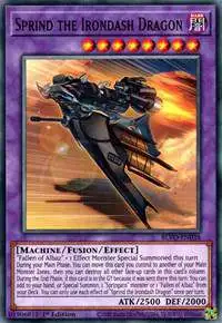 YuGiOh Blazing Vortex Common Sprind the Irondash Dragon BLVO-EN038