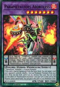 YuGiOh Blazing Vortex Super Rare Parametalfoes Azortless BLVO-EN039