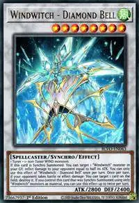 YuGiOh Blazing Vortex Ultra Rare Windwitch - Diamond Bell BLVO-EN043