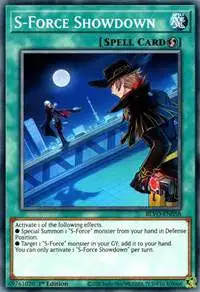 YuGiOh Blazing Vortex Common S-Force Showdown BLVO-EN058