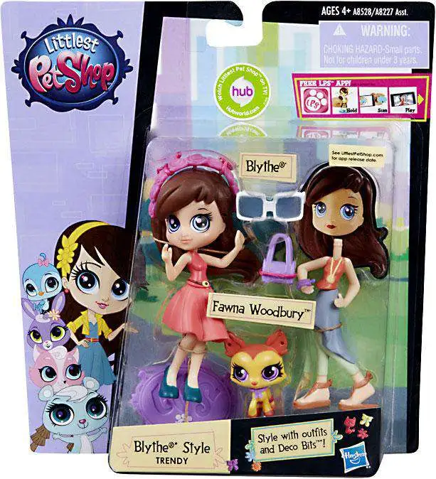 Littlest Pet Shop Blythe Style Blythe & Fawna Woodbury Figure 2-Pack [Trendy]