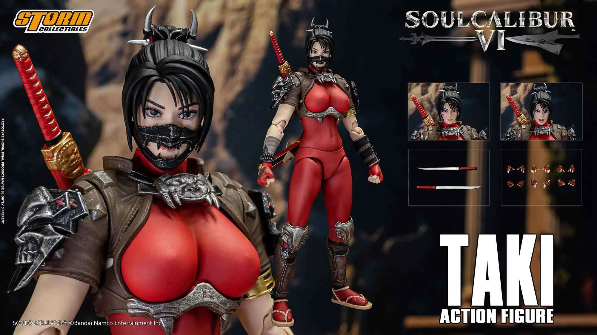 Soul Calibur VI Taki 16 Action Figure Storm Collectibles - ToyWiz