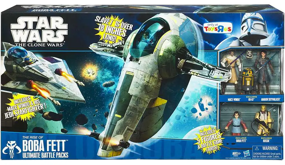 Star Wars Clone Wars 2011 Battle Packs Rise of Boba Fett Exclusive Action Figure Set