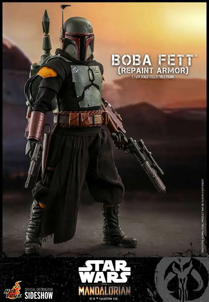 Star Wars The Mandalorian Boba Fett Collectible Figure [Repaint Armor, Regular Version] (Pre-Order ships January 2023)