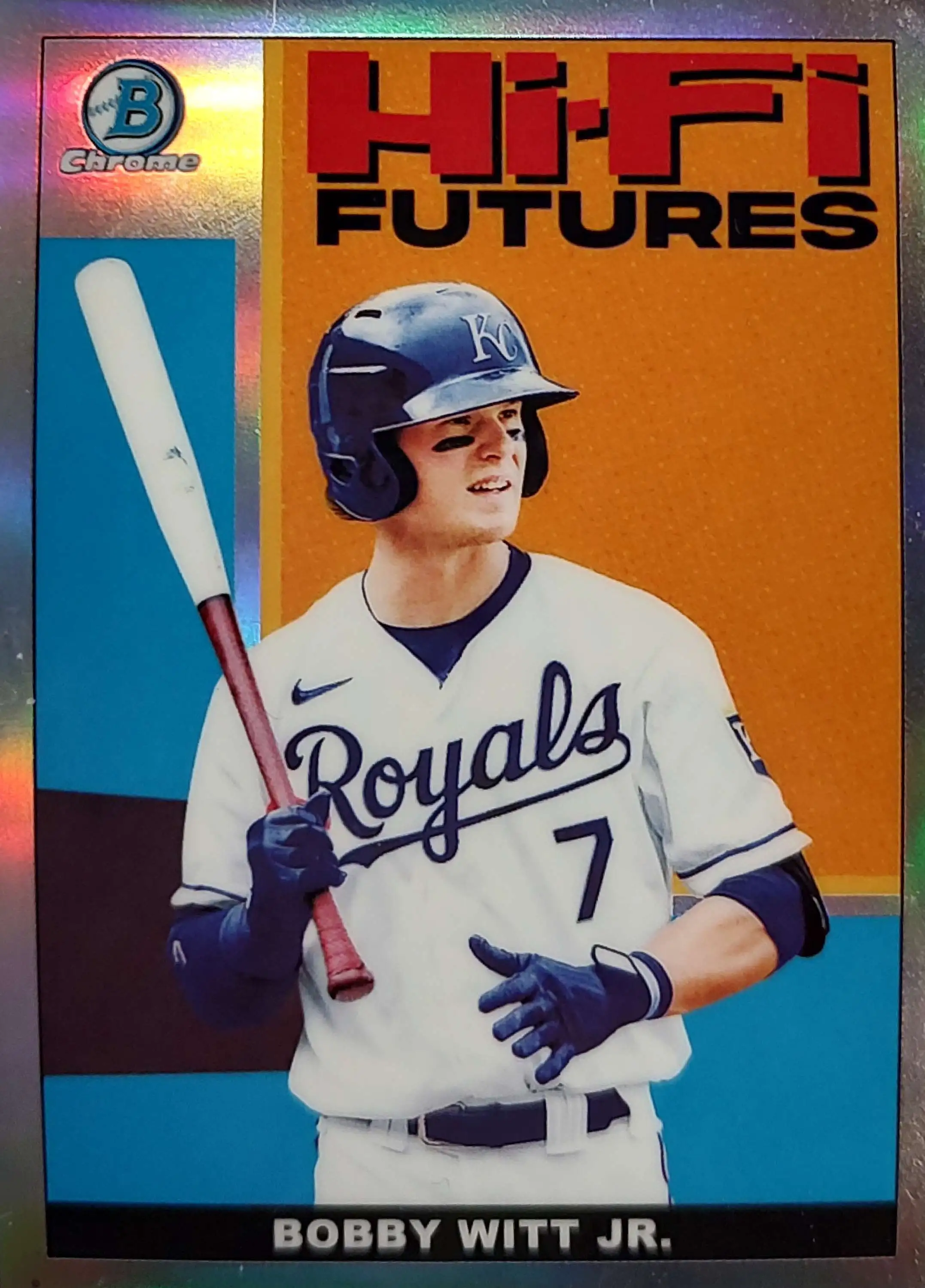 MLB Topps 2022 Bowman Chrome Baseball Bobby Witt Jr. Trading Card HIFI-5  [Hi-Fi Futures]