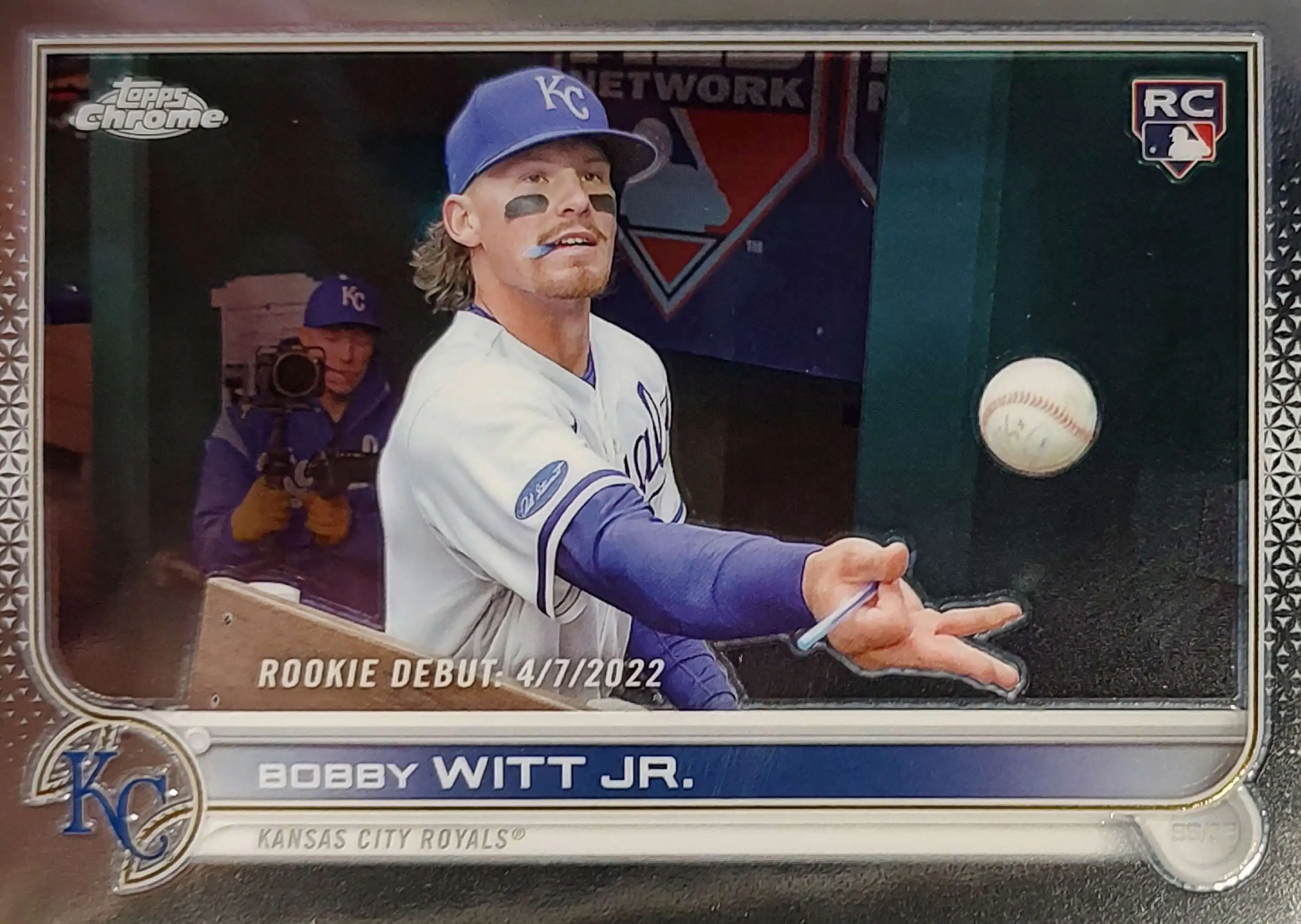 MLB 2022 Topps Update Chrome Single Card Bobby Witt Jr. USC176 Rookie