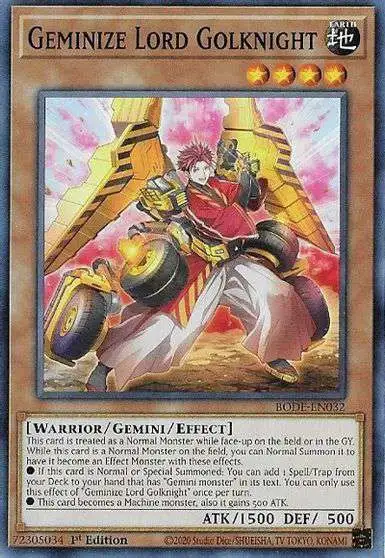 YuGiOh Trading Card Game Burst of Destiny Single Card Common