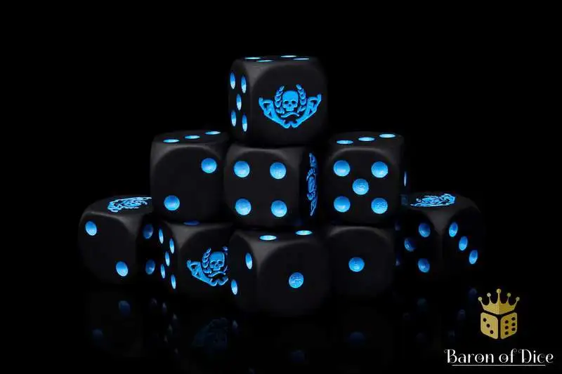 Baron Of Dice 6-Sided d6 Mercenary Knight Dice Pack [25-Count Rounded]