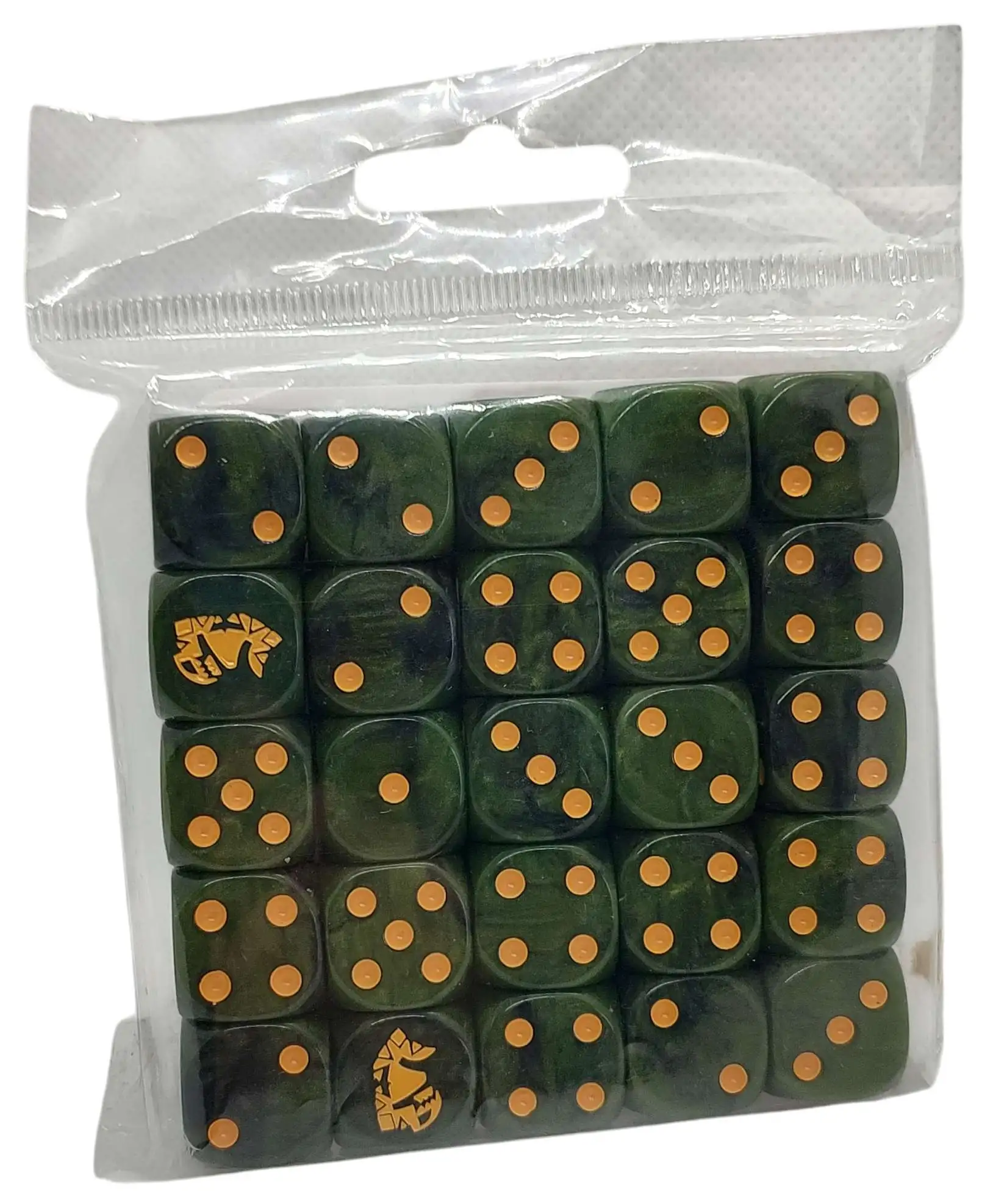 Baron Of Dice 6-Sided d6 Poison Orcs Dice Pack [25-Count Rounded]