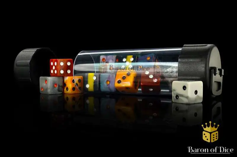 Baron Of Dice Plastic Dice Tube [Dice Not Included]