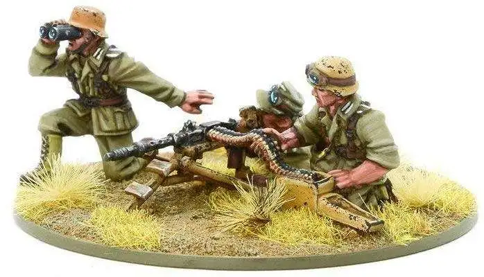 Bolt Action WWII Wargame Axis Afrika Korps MMG Team