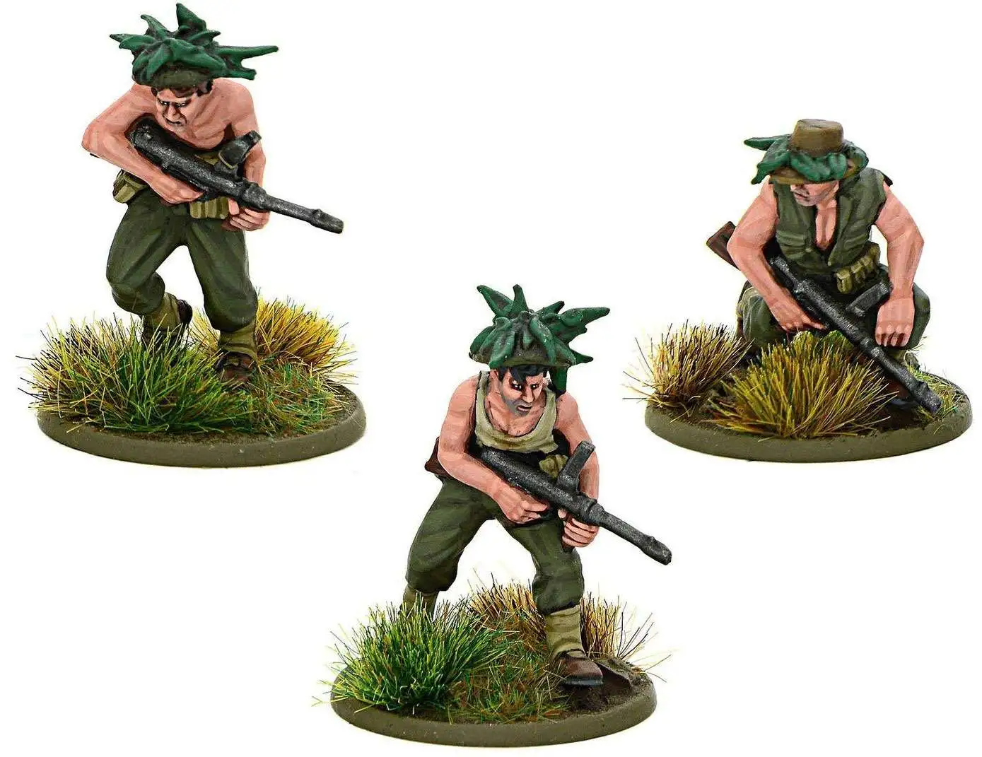 Bolt Action WWII Wargame Allies Australian Platoon Scout Team (Pacific) Miniatures