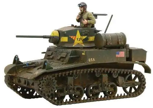 Bolt Action WWII Wargame Allies M3 Stuart Miniatures Warlord Games - ToyWiz